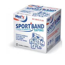 CEROTTO MEDS TELA BIANCA SPORTIVO 1000X2,5 CM - Newepa Srl