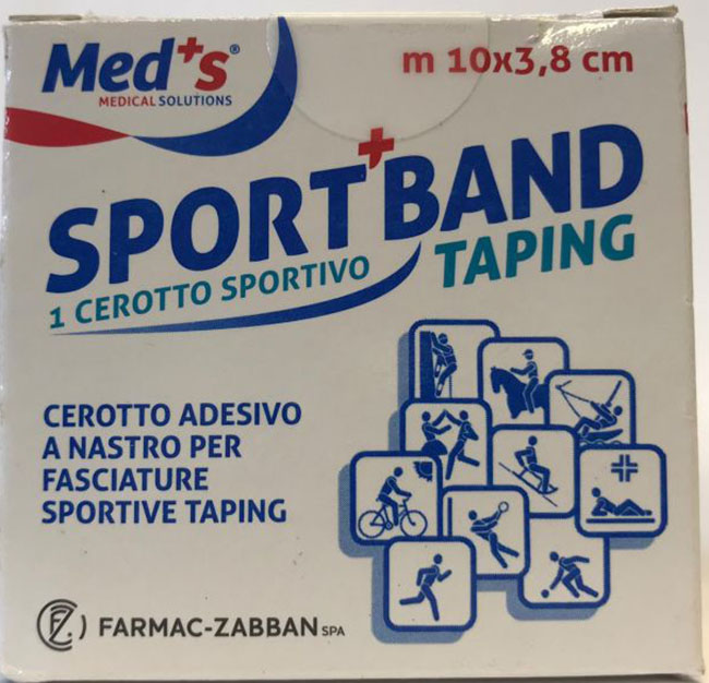 CEROTTO MEDS TELA BIANCA SPORTIVO 1000X3,8 CM - Newepa Srl