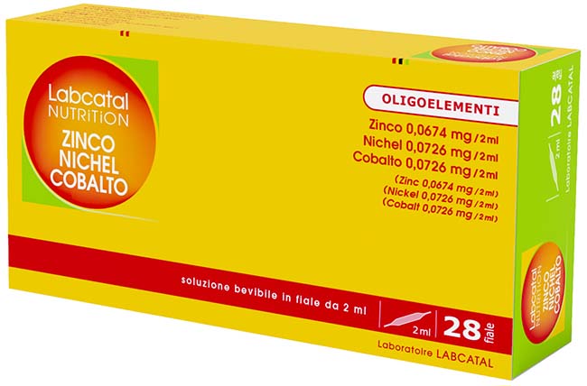 LABCATAL NUTRITION ZINCO/NICHEL/COBALTO 28 FIALE 2 ML - Newepa Srl