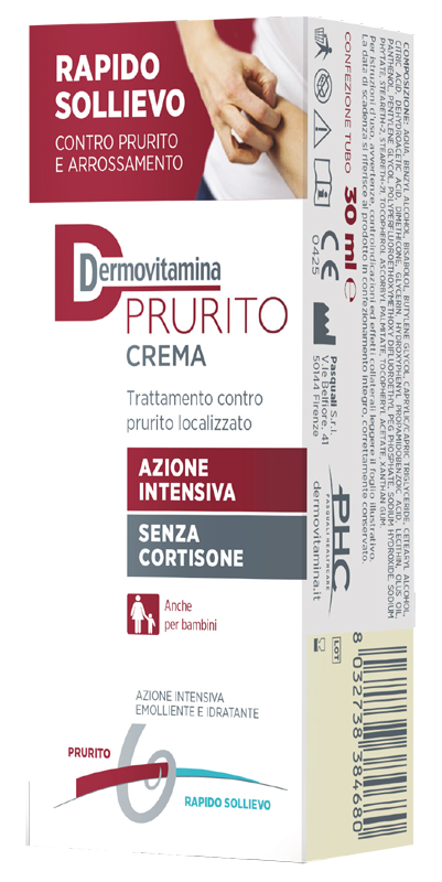 DERMOVITAMINA PRURITO CREMA AZIONE INTENSIVA SENZA CORTISONE 30 ML - Newepa Srl