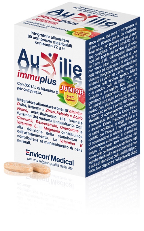 AUXILIE IMMUPLUS JUNIOR 30 COMPRESSE - Newepa Srl