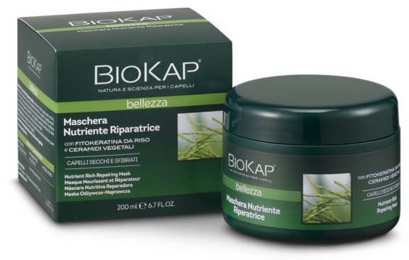 BIOKAP BELLEZZA MASCHERA NUTRIENTE/RIPARATRICE 200 ML BIOSLINE - Newepa Srl