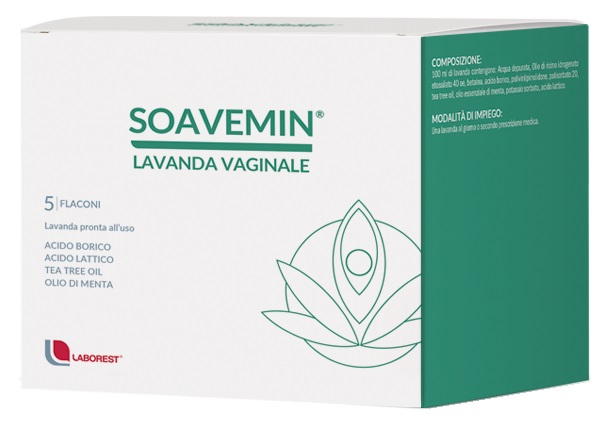 SOAVEMIN LAVANDA VAGINALE 5 FLACONI 100 ML - Newepa Srl