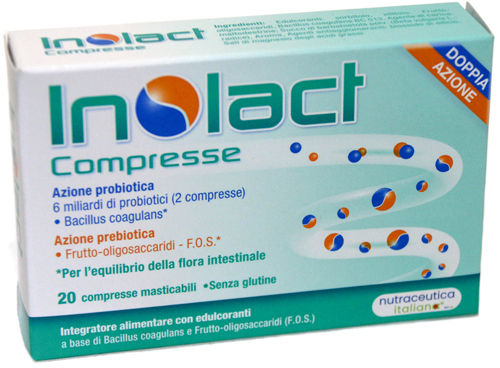 INOLACT 20 COMPRESSE MASTICABILI - Newepa Srl