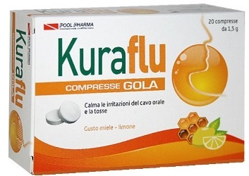 KURAFLU GOLA LIMONE/MIELE 20 COMPRESSE - Newepa Srl