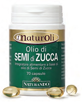 NATUROLI OLIO DI SEMI DI ZUCCA 70 CAPSULE - Newepa Srl