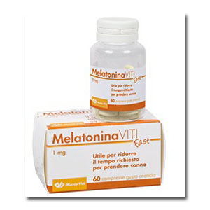MELATONINA VITI FAST 1MG 60 COMPRESSE GUSTO ARANCIA - Newepa Srl