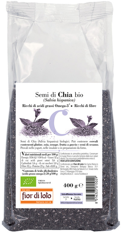SEMI DI CHIA BIO 400 G - Newepa Srl