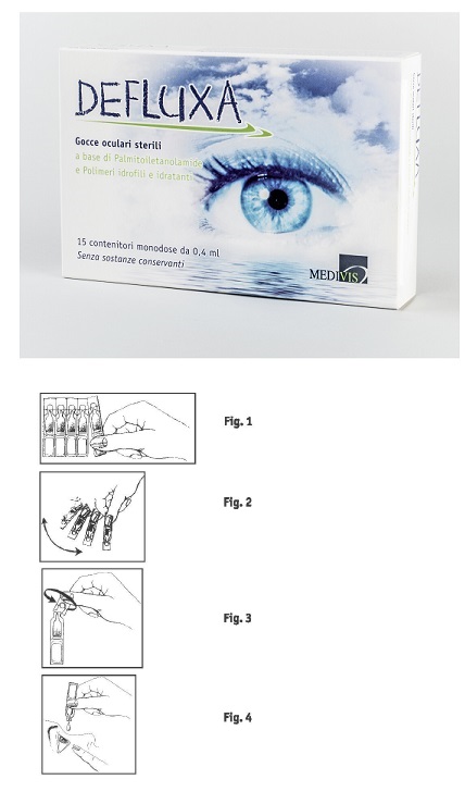 DEFLUXA GOCCE OCULARI 15 CONTENITORI MONODOSE DA 0,4 ML - Newepa Srl