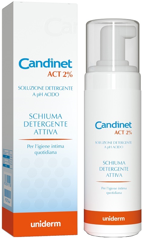 CANDINET ACT 2% SCHIUMA DETERGENTE ATTIVA 150 ML - Newepa Srl
