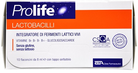 PROLIFE LACTOBACILLI 10 FLACONCINI 8 ML - Newepa Srl