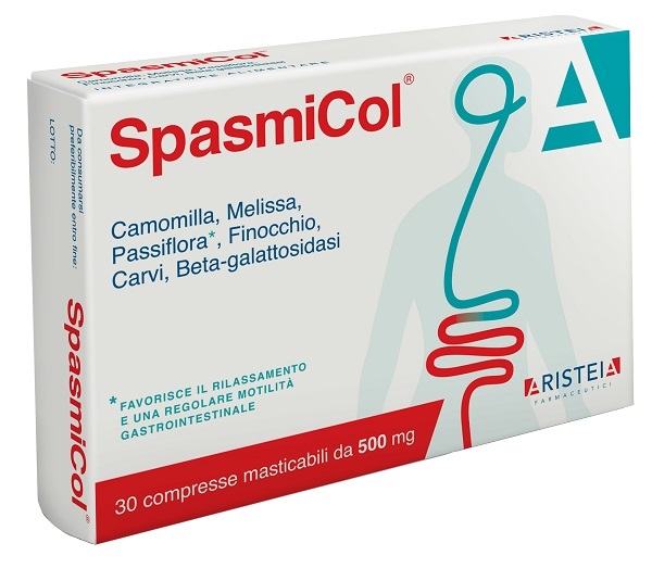SPASMICOL 30 COMPRESSE MASTICABILI 500 MG - Newepa Srl