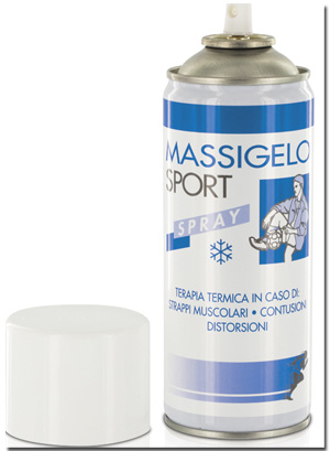 GHIACCIO ISTANTANEO MASSIGELO SPORT BOMBOLETTA SPRAY 400ML - Newepa Srl