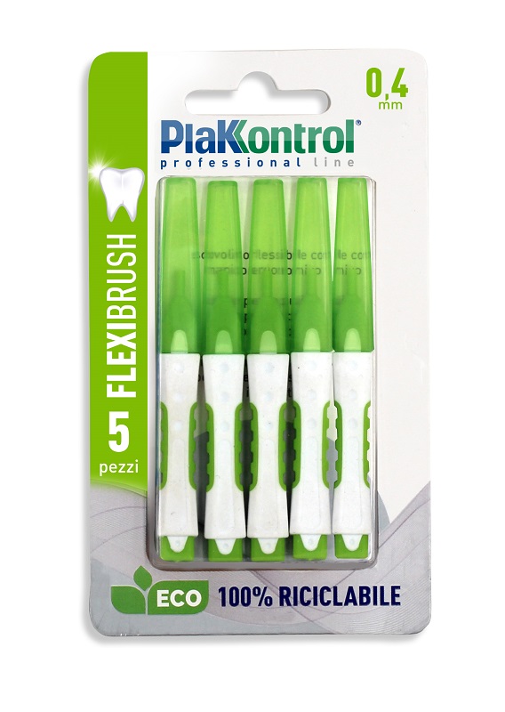 PLAKKONTROL SCOVOLINO INTERDENTALE FLEXI BRUSH04 BLISTER 5 PEZZI - Newepa Srl