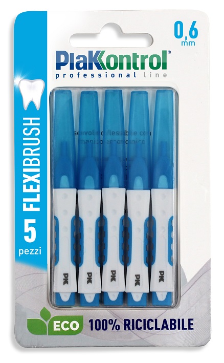 PLAKKONTROL SCOVOLINO INTERDENTALE FLEXI BRUSH06 BLISTER 5 PEZZI - Newepa Srl