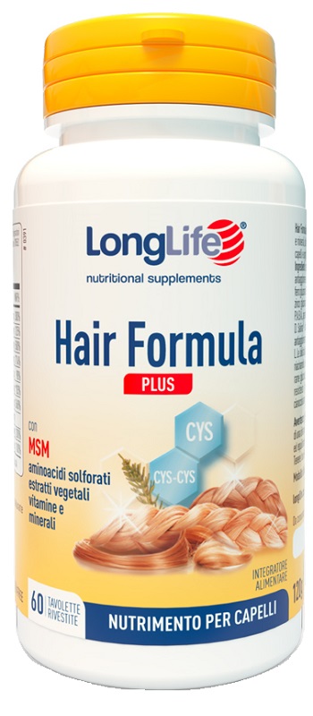 LONGLIFE HAIR FORMULA PLUS 60 TAVOLETTE - Newepa Srl