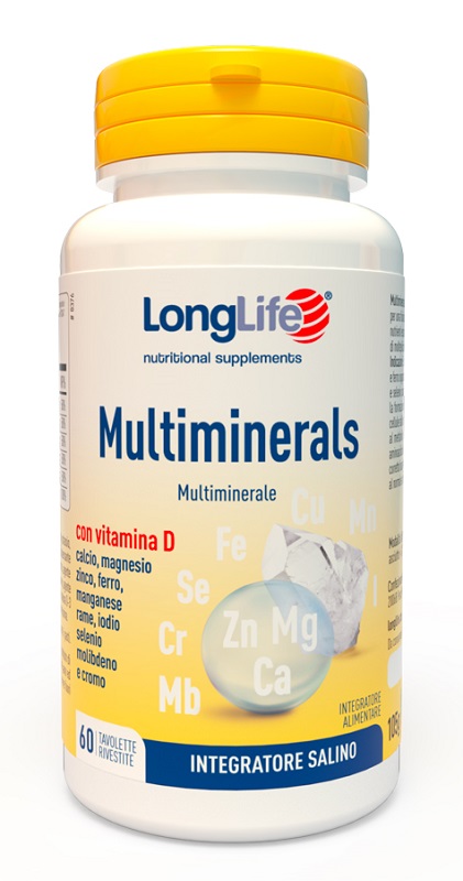 LONGLIFE MULTIMINERALS 60 TAVOLETTE RIVESTITE - Newepa Srl