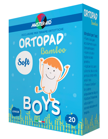 CEROTTO OCULARE PER ORTOTTICA ORTOPAD SOFT BOYS JUNIOR 20 PEZZI - Newepa Srl