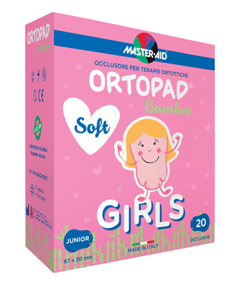 CEROTTO OCULARE PER ORTOTTICA ORTOPAD SOFT GIRLS JUNIOR 20 PEZZI - Newepa Srl