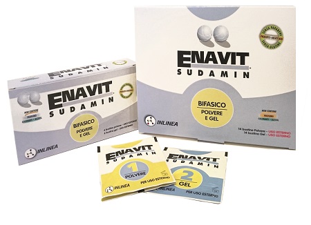 ENAVIT SUDAMIN BIFASICO 6 BUSTINE POLVERE + 6 BUSTINE GEL - Newepa Srl