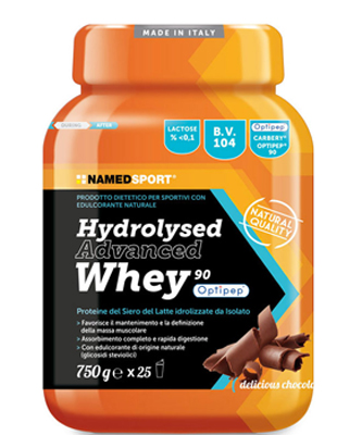 HYDROLYSED ADVANCED WHEY DELICIOUS CHOCOLATE BARATTOLO POLVERE ORALE 750 G - Newepa Srl