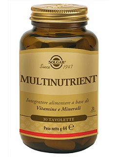 MULTINUTRIENT SOLGAR 30 TAVOLETTE - Newepa Srl