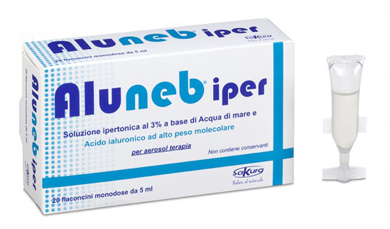 ALUNEB SOLUZIONE IPERTONICA 20 FLACONCINI MONODOSE DA 5 ML - Newepa Srl
