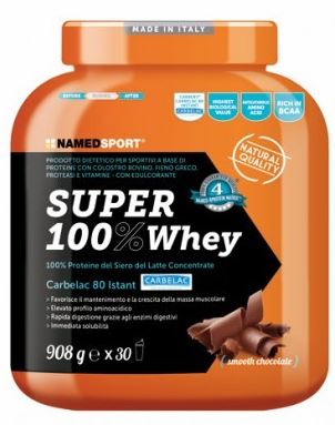 SUPER100% WHEY SMOOTH CHOCOLATE 908 G - Newepa Srl