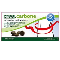 NOVA CARBONE VEGETALE 40 COMPRESSE - Newepa Srl