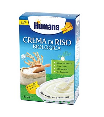 HUMANA CREMA DI RISO BIOLOGICO 230 G - Newepa Srl