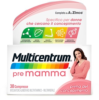 MULTICENTRUM PRE MAMMA 30 COMPRESSE - Newepa Srl