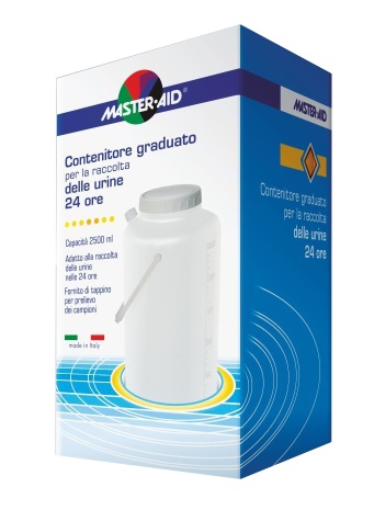 CONTENITORE RACCOLTA URINA MASTER-AID 24 H 2500 ML - Newepa Srl