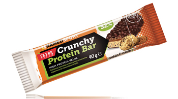 CRUNCHY PROTEINBAR COOKIES & CREAM 1 PEZZO 40 G - Newepa Srl