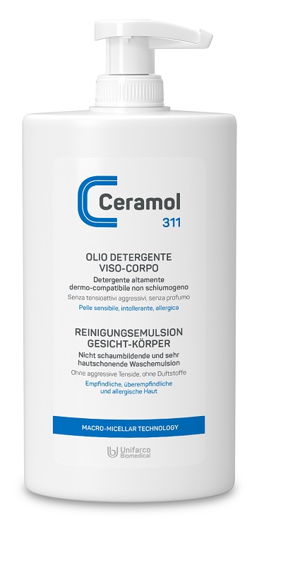 CERAMOL 311 OLIO DETERGENTE VISO/CORPO 400 ML - Newepa Srl