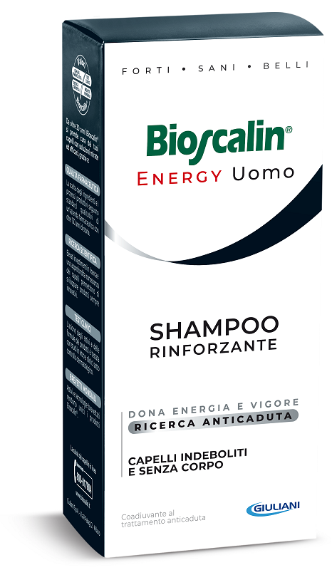 BIOSCALIN ENERGY SHAMPOO RINFORZANTE 200 ML - Newepa Srl