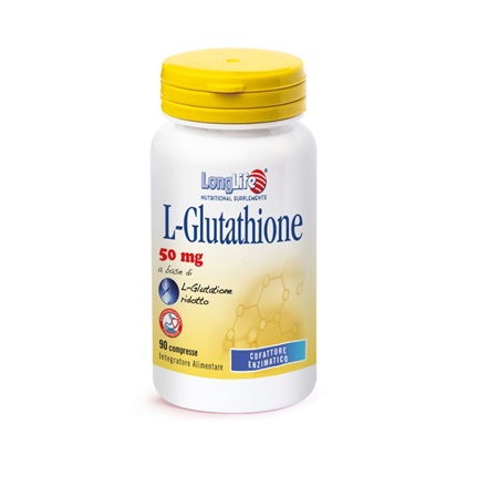 LONGLIFE L-GLUTATHIONE 50 MG 90 COMPRESSE - Newepa Srl