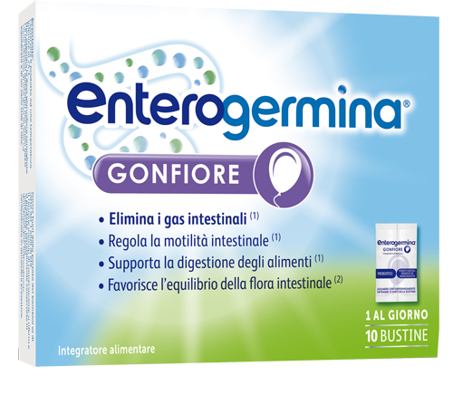ENTEROGERMINA GONFIORE 10 BUSTINE BIPARTITE - Newepa Srl