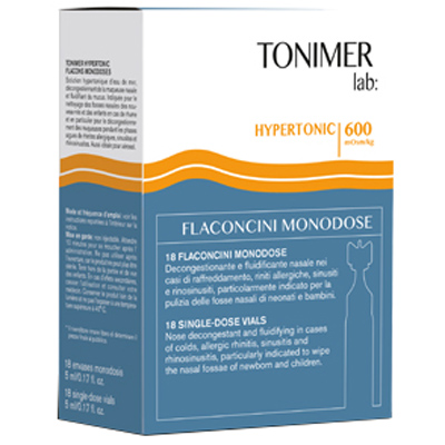 TONIMER LAB HYPERTONIC 18 FLACONCINI MONODOSE - Newepa Srl