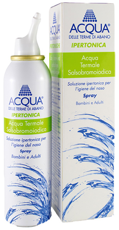 ACQUA DELLE TERME DI ABANO IPERTONICA SPRAY IRRIGAZIONE NASALE 125 ML - Newepa Srl