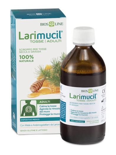 LARIMUCIL TOSSE TOSSE ADULTI SCIROPPO CE 0476V 230 G 175 ML - Newepa Srl