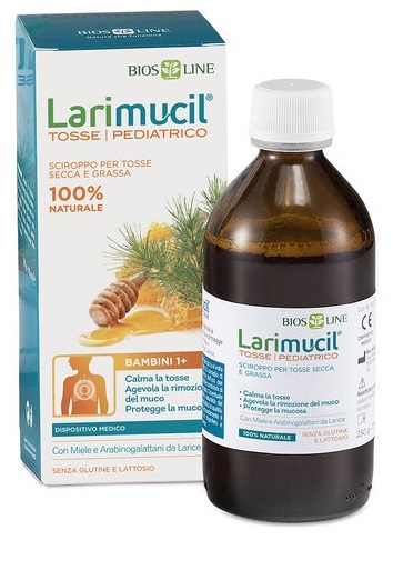 LARIMUCIL TOSSE PEDIATRICO 1+ SCIROPPO 175 ML CE 0426 230 G - Newepa Srl