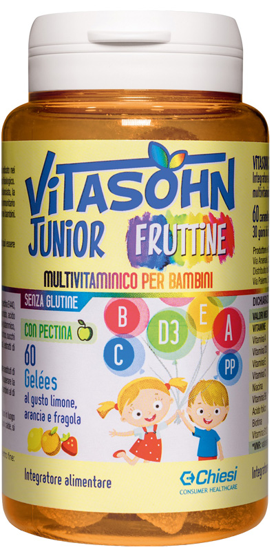 VITASOHN JUNIOR FRUTTINE 60 CARAMELLE - Newepa Srl