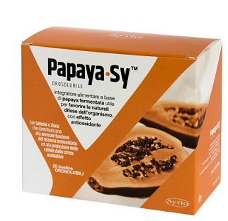 PAPAYA-SY 20 BUSTINE 92 G POLVERE OROSOLUBILE - Newepa Srl