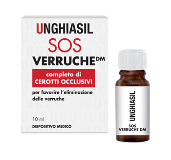 DISPOSITIVO MEDICO PER VERRUCHE IN FLACONE CON PENNELLINO 10 ML + 9 CEROTTI COPRIVERRUCA - Newepa Srl