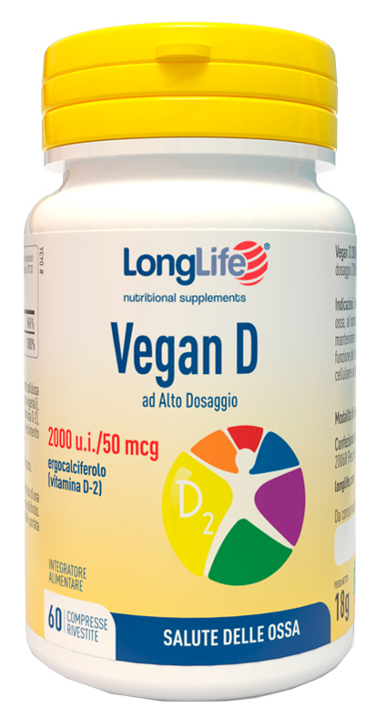 LONGLIFE VEGAN D 60 COMPRESSE - Newepa Srl