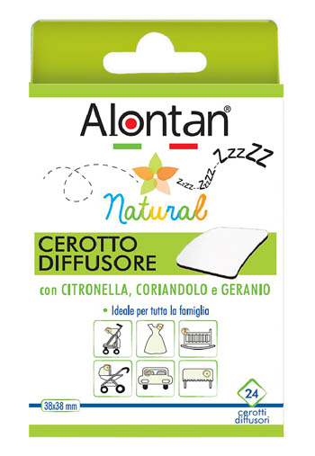 ALONTAN NATURAL CEROTTO ANTIZANZARA ADESIVO 21 PEZZI - Newepa Srl