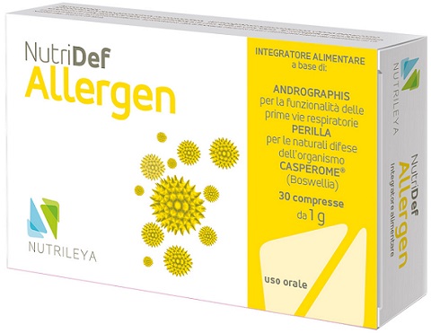 NUTRIDEF ALLERGEN 30 COMPRESSE - Newepa Srl