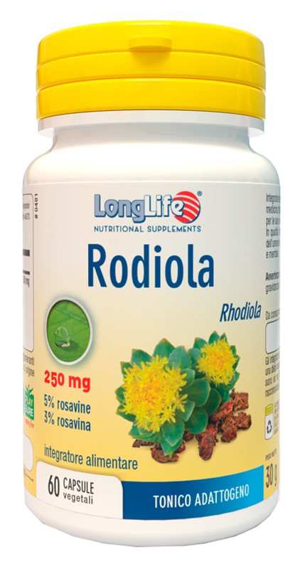LONGLIFE RODIOLA 60 CAPSULE VEGETALI - Newepa Srl