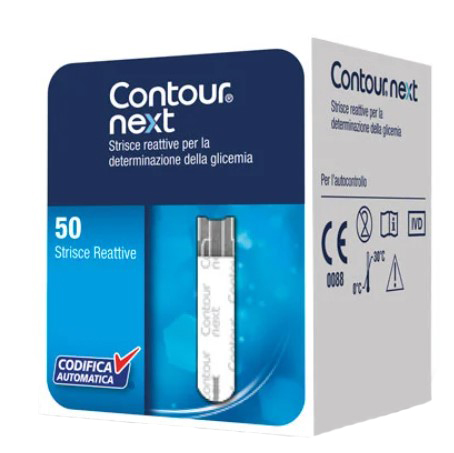 CONTOUR GLICEMIA STRISCE REATTIVE 50 PEZZI - Newepa Srl