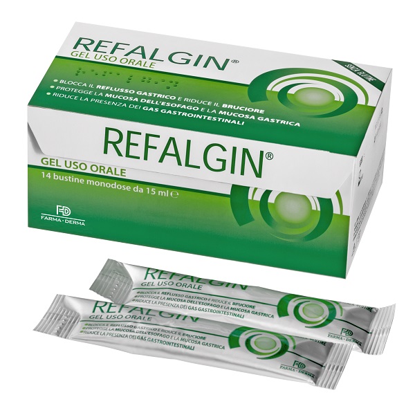 REFALGIN GEL OROSOLUBILE ANTIREFLUSSO 14 BUSTINE 15 ML - Newepa Srl